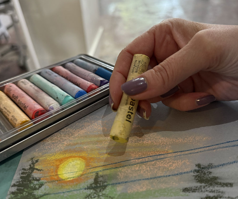pastel art class